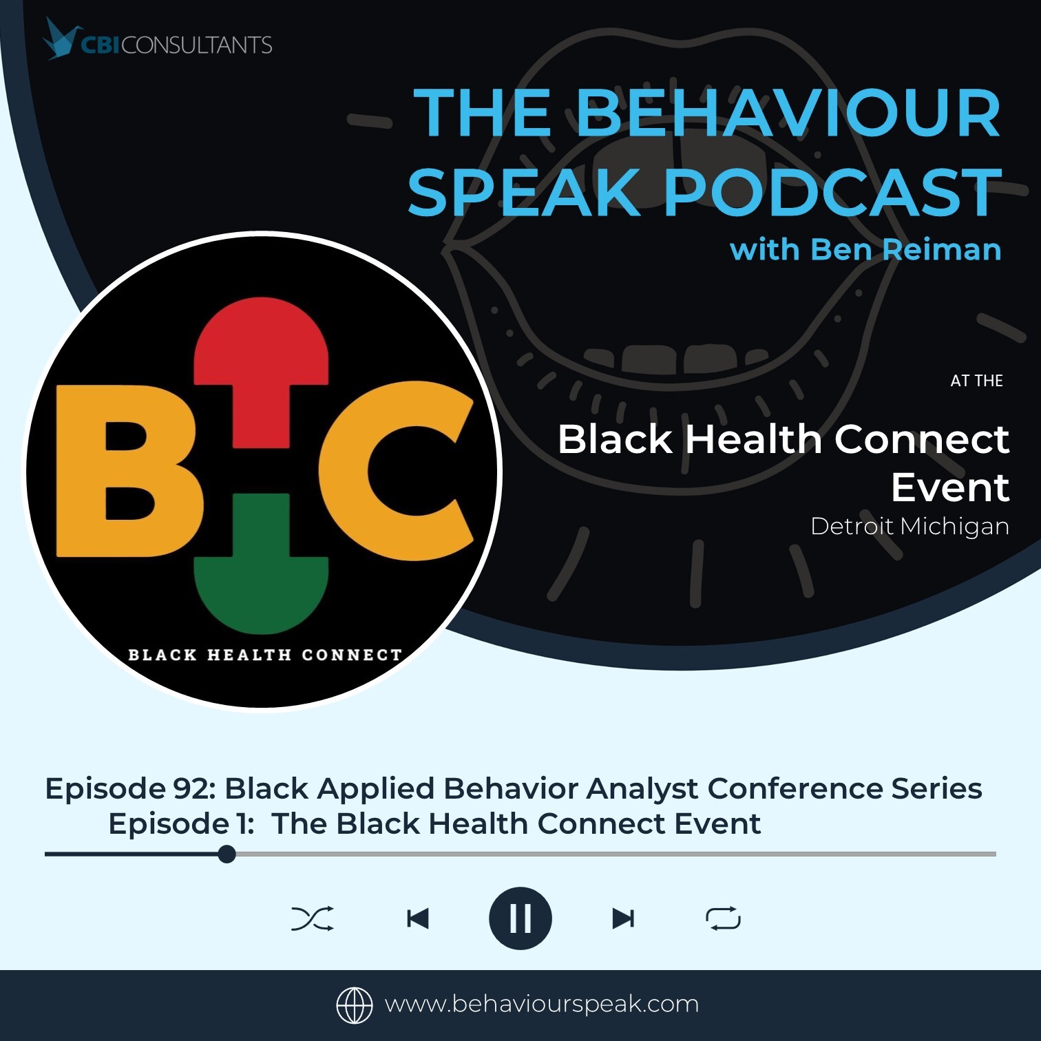 Episode 92: Black Applied Behavior Analyst Conference Series Episode 1:  The Black Health Connect Event