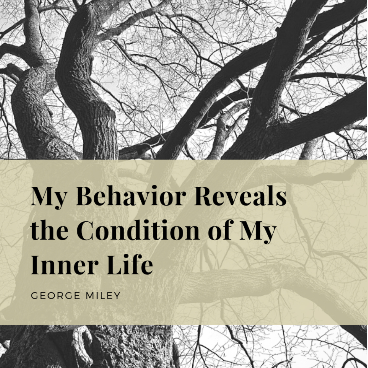 My Behavior Reveals the Condition of My Inner Life
