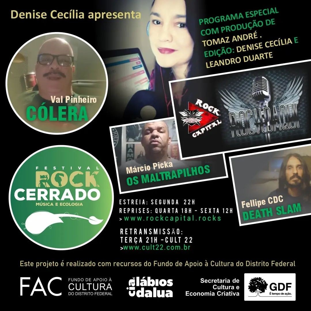 ROCKDAQUI ESPECIAL ROCK CERRADO - COM DENISE CECILIA