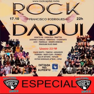 ROCKDAQUI 2022 ESPECIAL SAMAMBAROCK - COM FRANCISCO RODRIGUES