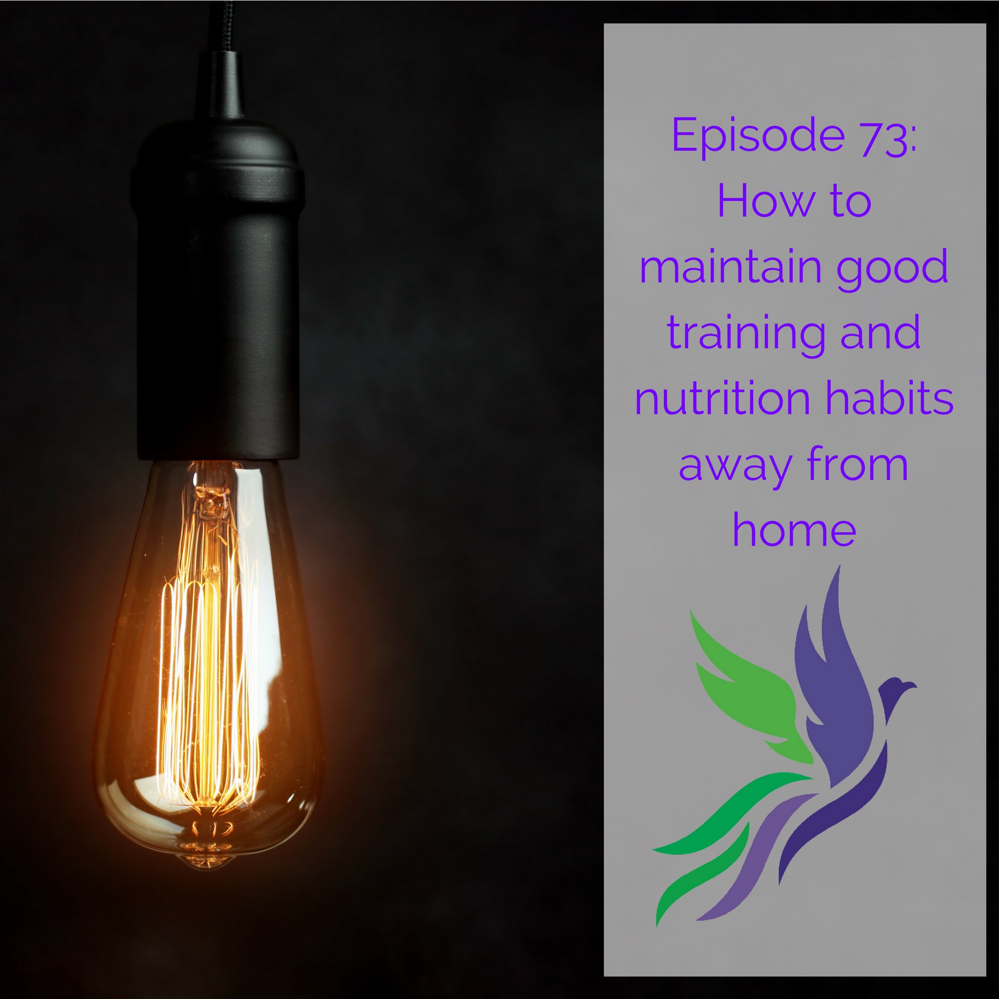 #73 How to maintain good training and nutrition habits away from home