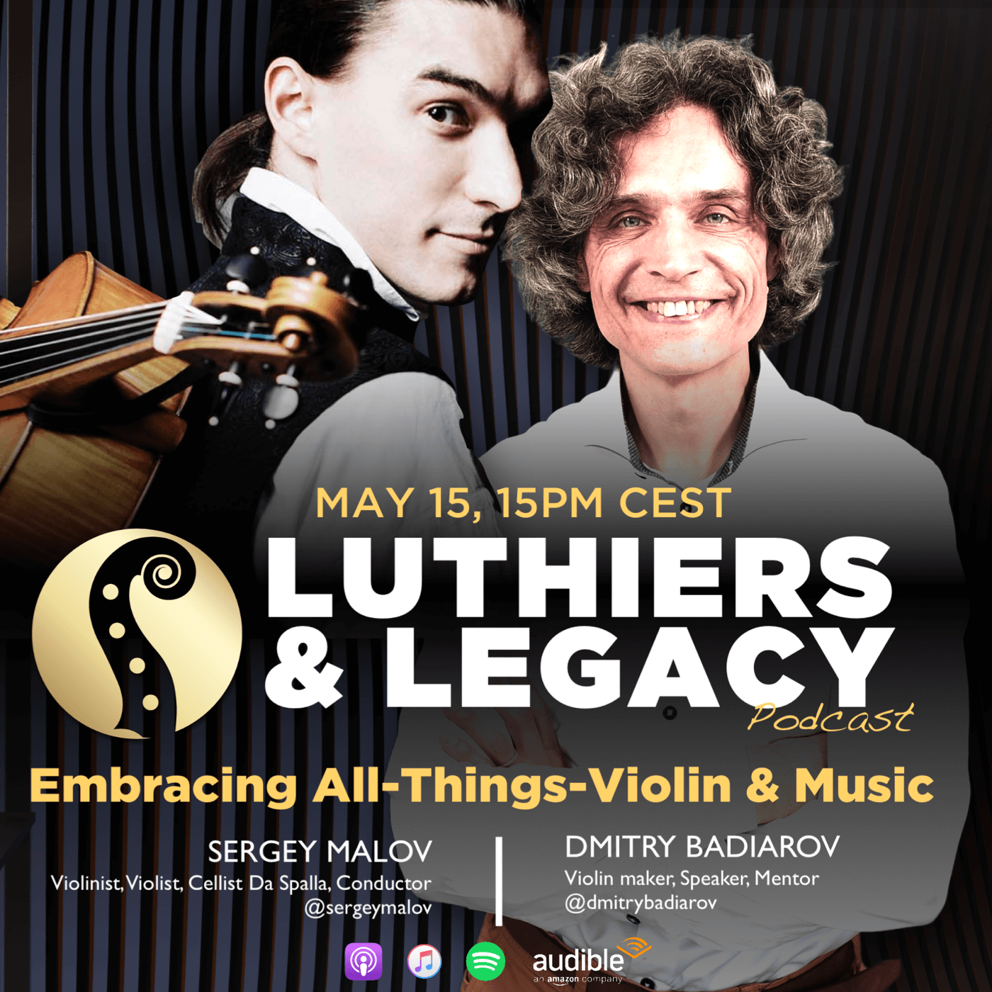 Embracing All-Things-Violin and Music: With Sergey Malov - Violinist, Violist, Violoncellist da Spalla Embracing All-Things-Violin and Music: With Sergey Malov - Violinist, Violist, Violoncellist da Spalla