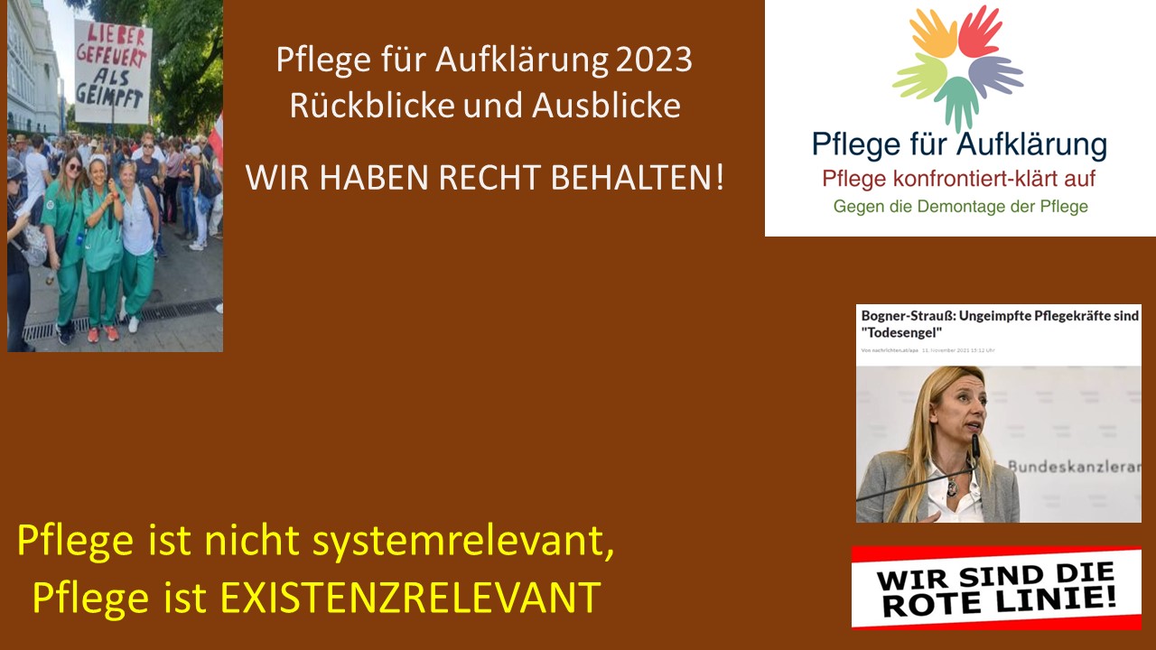 Pflege für Aufklärung