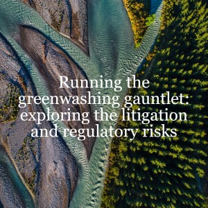 Greenwashing from a UK regulatory perspective – the FCA and the FRC // ESG