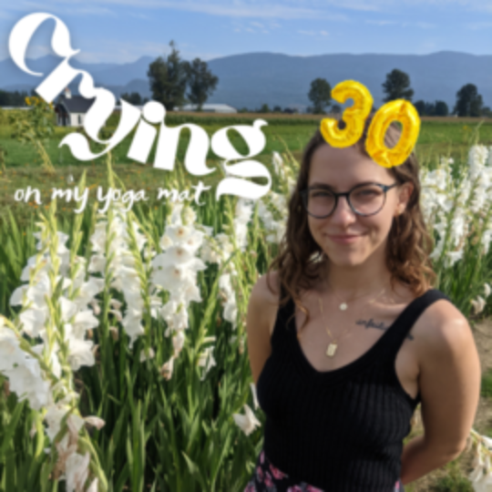 Crying on my yoga mat