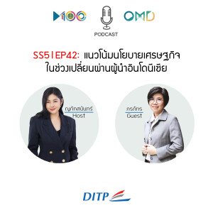 SS5 l EP42 แนวโน้มนโยบายเศรษฐกิจในช่วงเปลี่ยนผ่านผู้นำอินโดนีเซีย