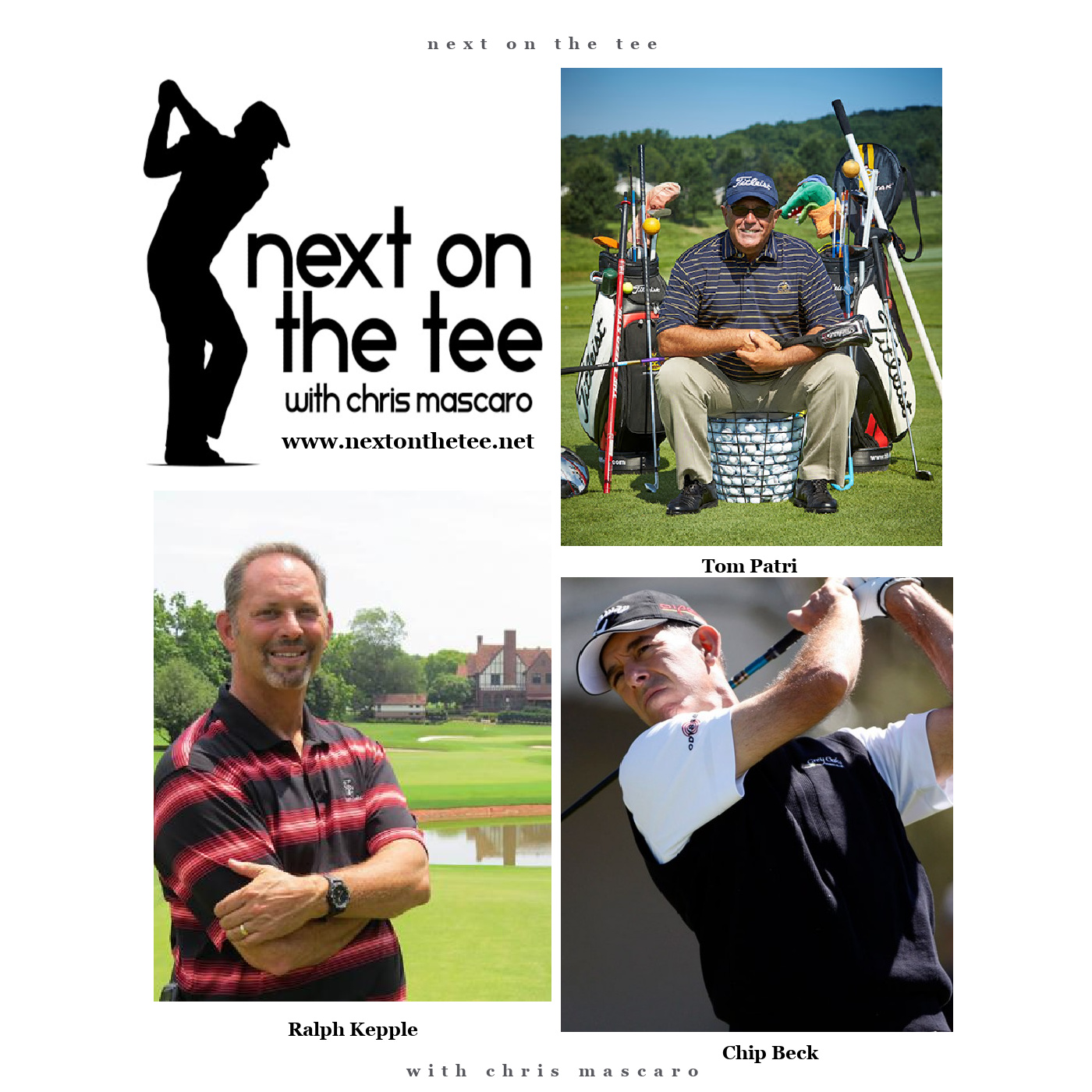next on the tee Golf Podcast