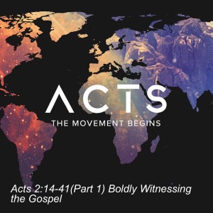 Acts 2:14-41(Part 1) Boldly Witnessing the Gospel