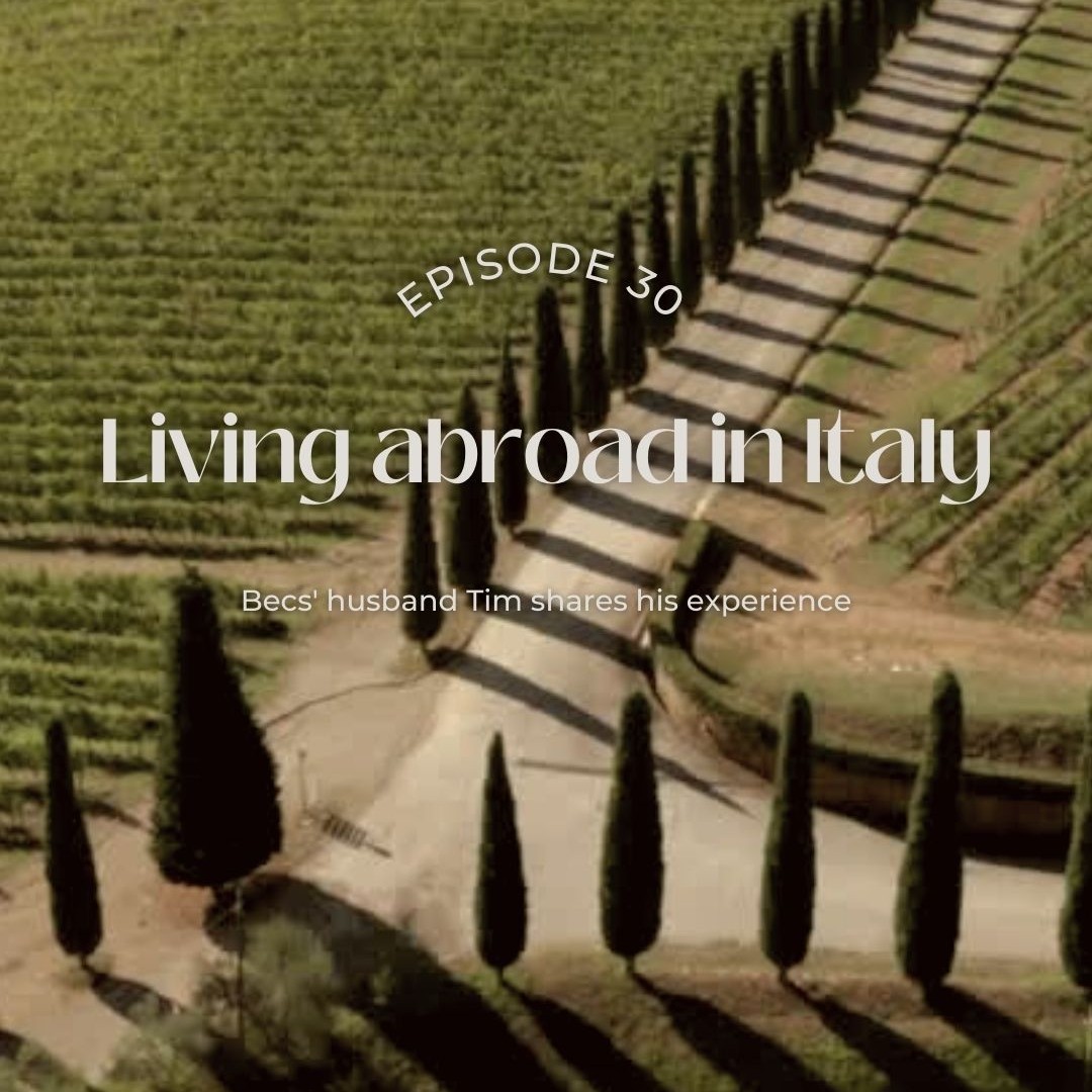 30. Living abroad in Italy