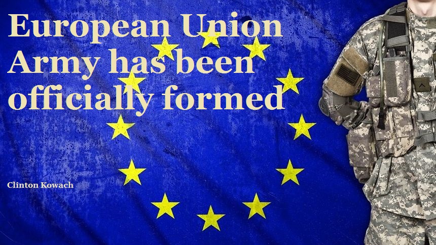 European Union Army has been officially formed