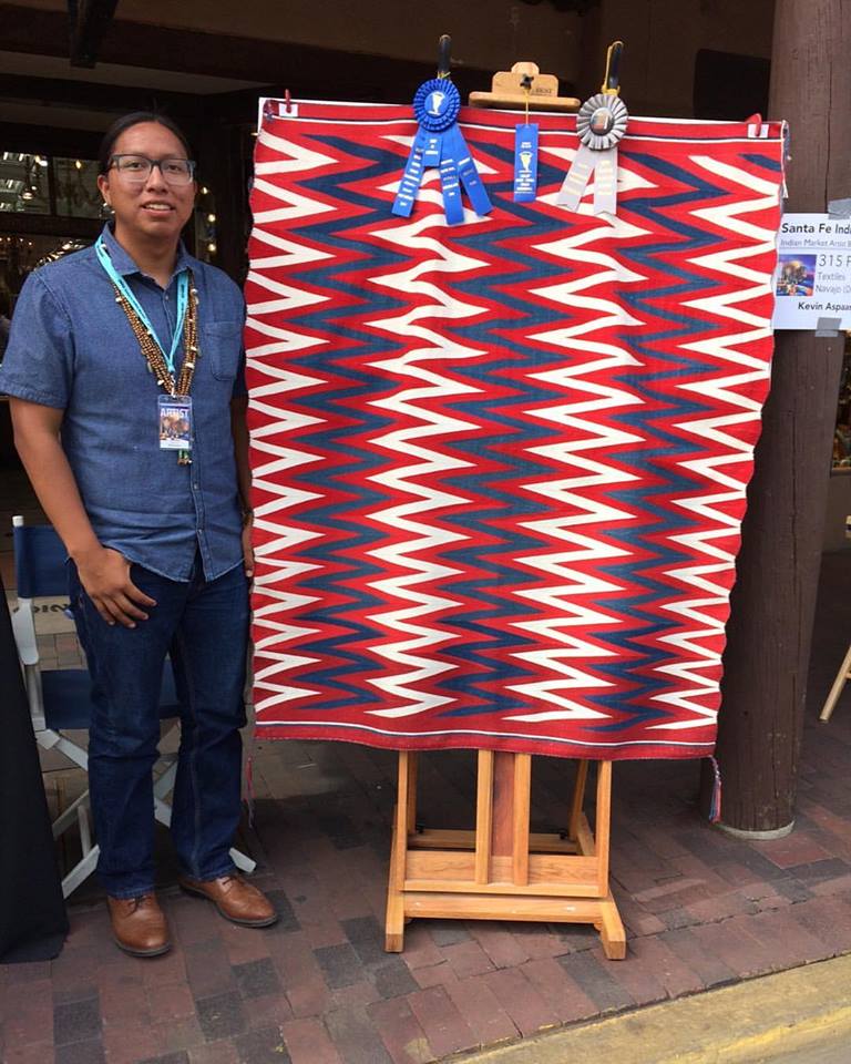 Navajo Rug Weaver: Kevin Aspaas