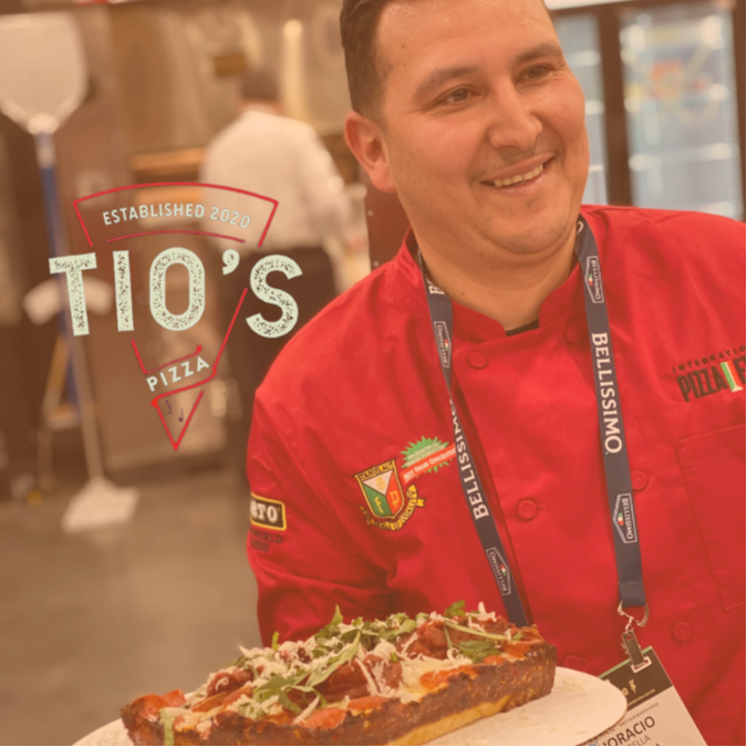 Sha-Dough A Pizza Maker:Pop Up Set Up with Tio's Pizza