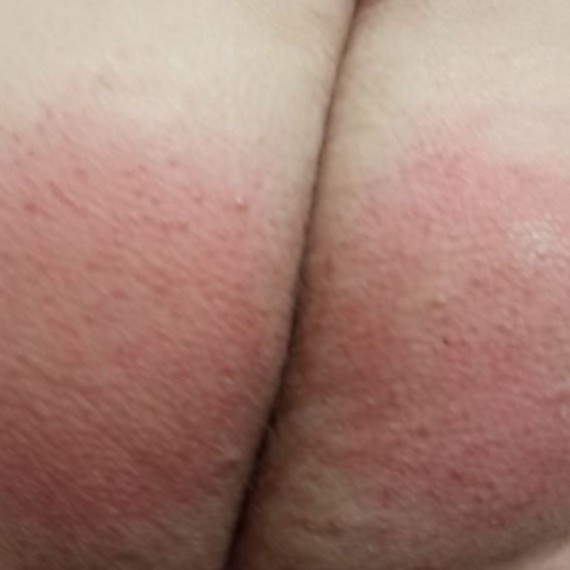 MS Jen Celebrates a Podcast Anniversary with an Actual Spanking on my Bare Behind
