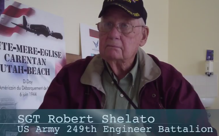 WWII Veteran SGT Robert Shelato from Normandy