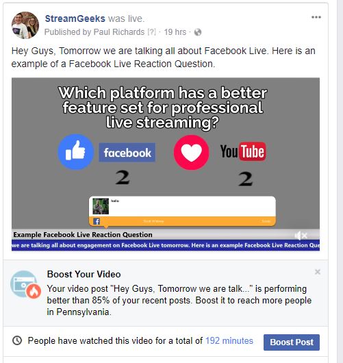 StreamGeeks - EP 22 - How to Gain LIVE viewers on Facebook for Your Business