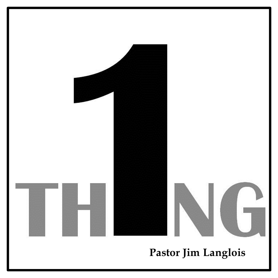 One Thing - part 2 of 2