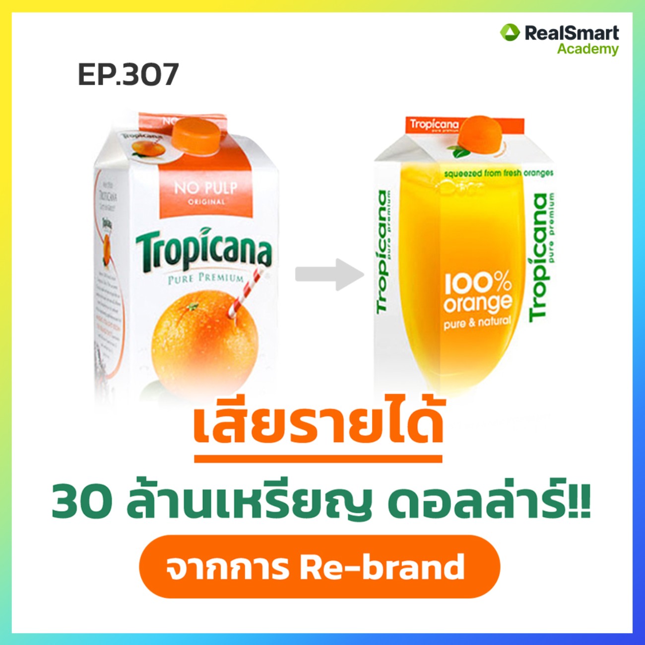 เสียรายได้ 30 ล้านเหรียญดอลล่าร์!! จากการ Re-brand
