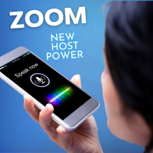 New Zoom feature, broadcast voice into breakout rooms