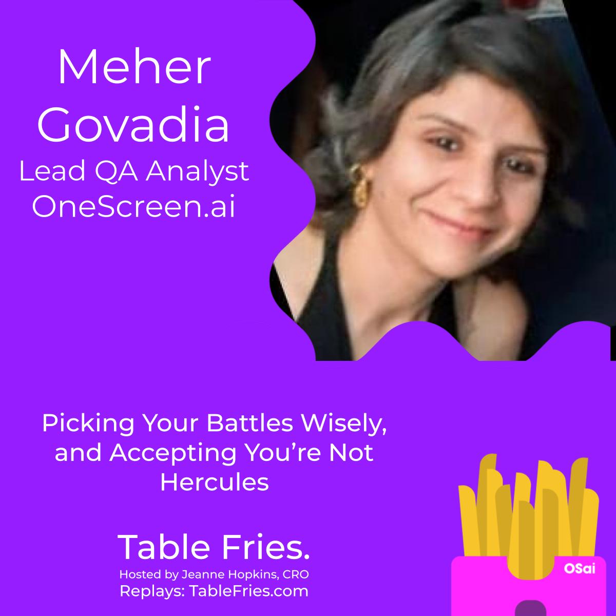 Table Fries.