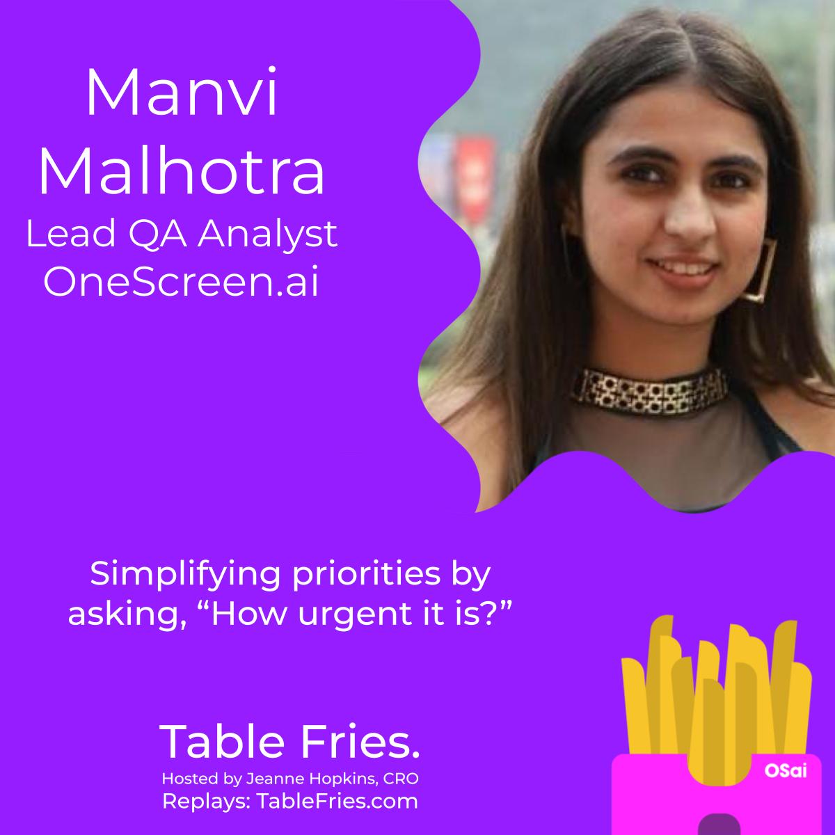 Table Fries.