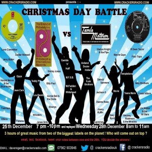 Diggers Delight Christmas Day Special - Battle of the Labels Philly vs Motown 25/12/2022 7 pm.