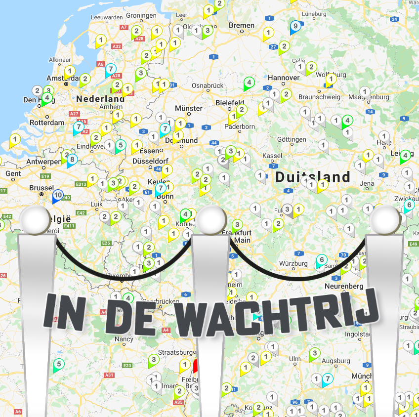 In de wachtrij