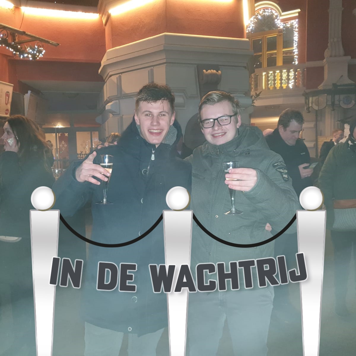 In de wachtrij