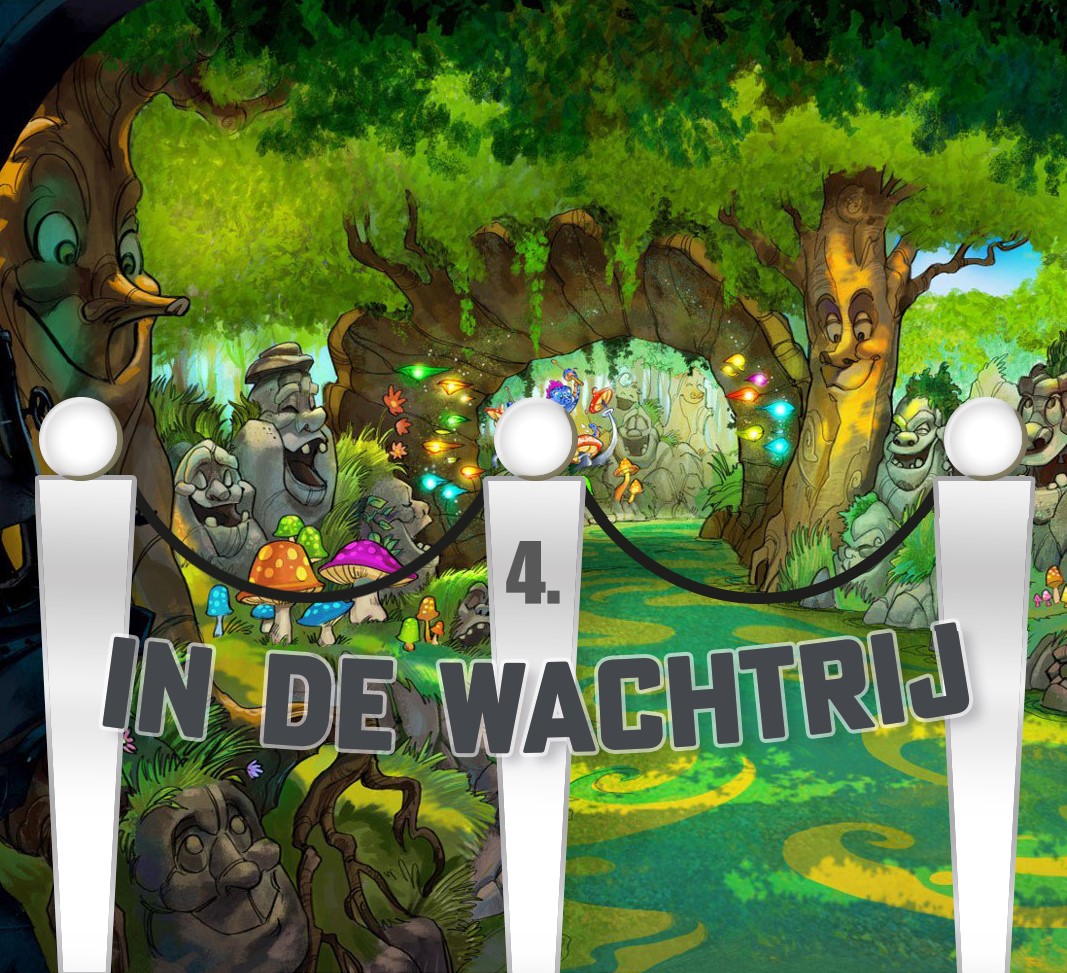 In de wachtrij