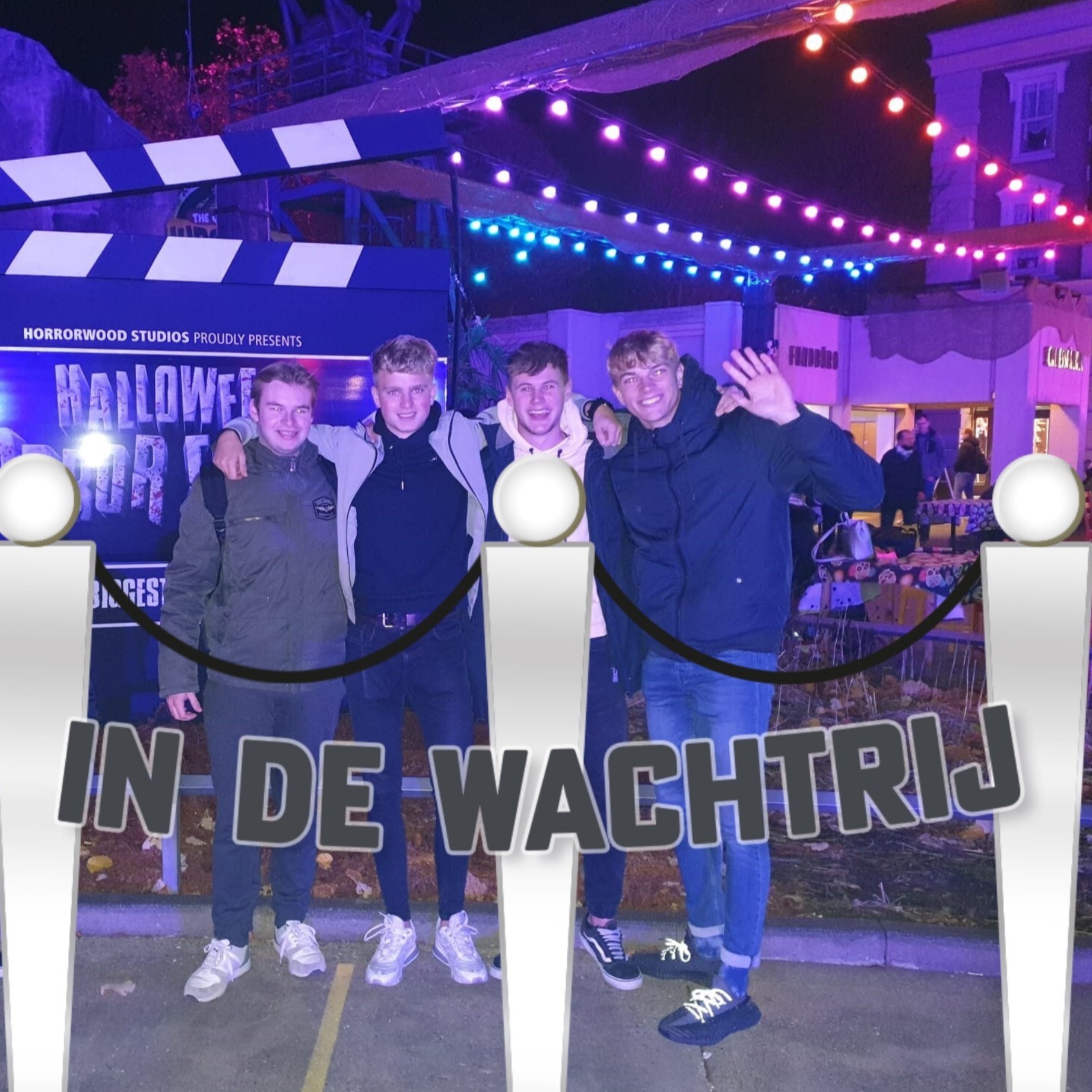 In de wachtrij