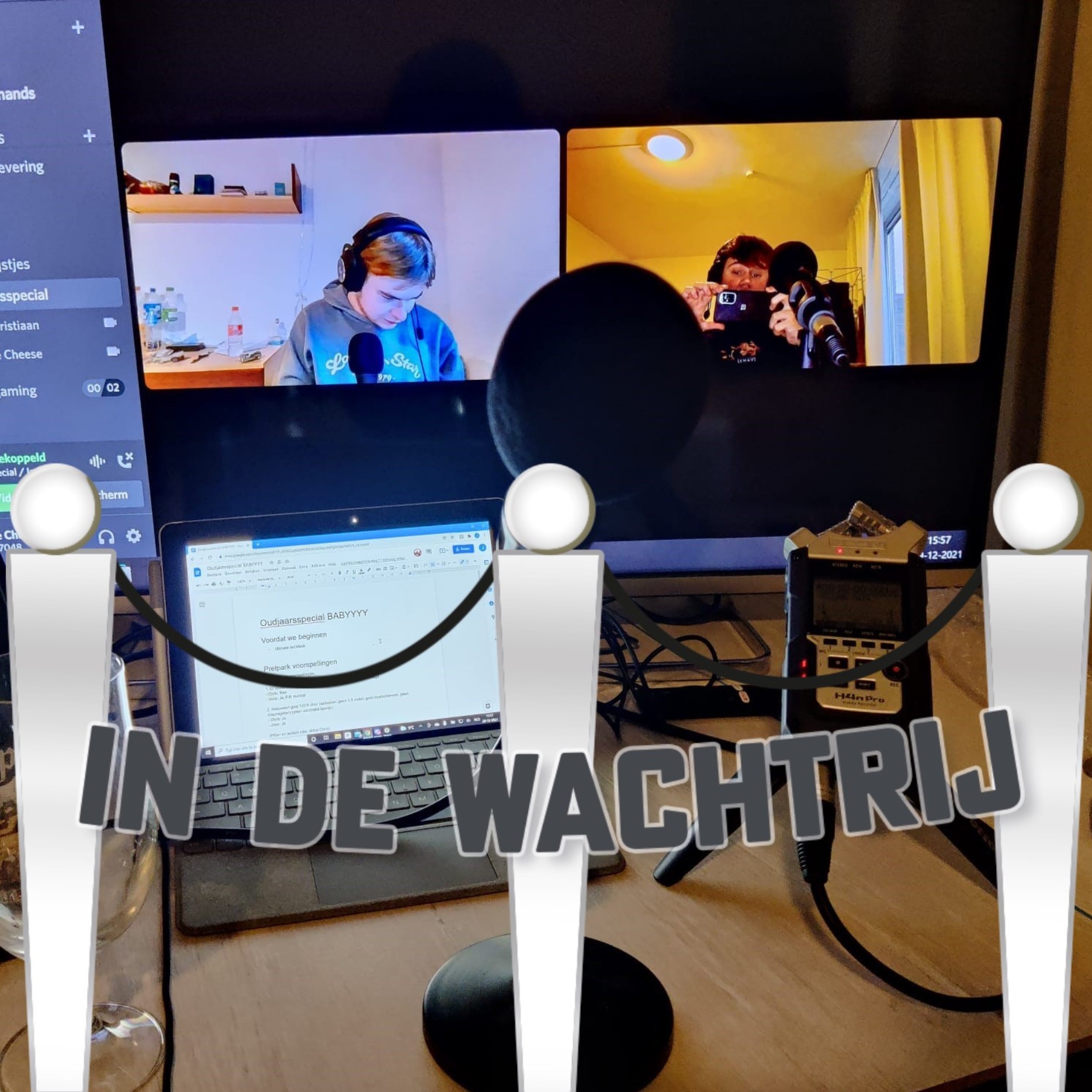 In de wachtrij