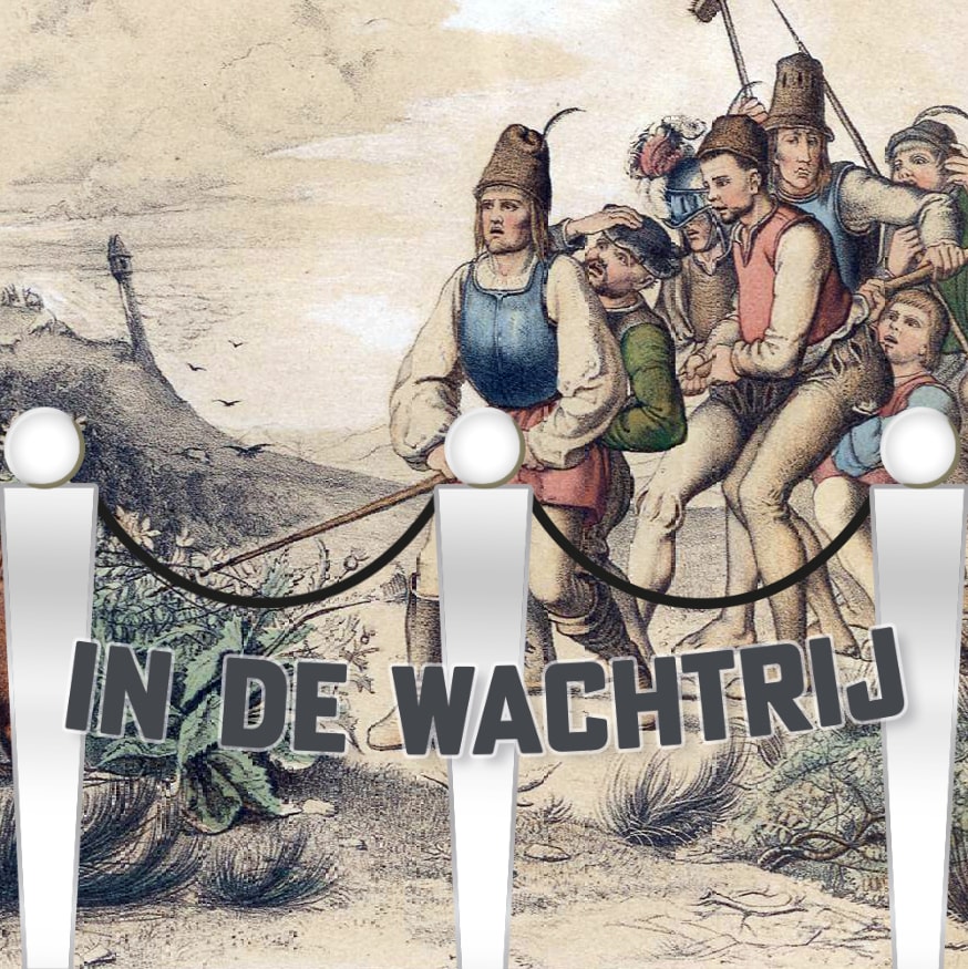 In de wachtrij