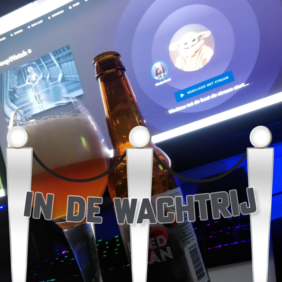 In de wachtrij