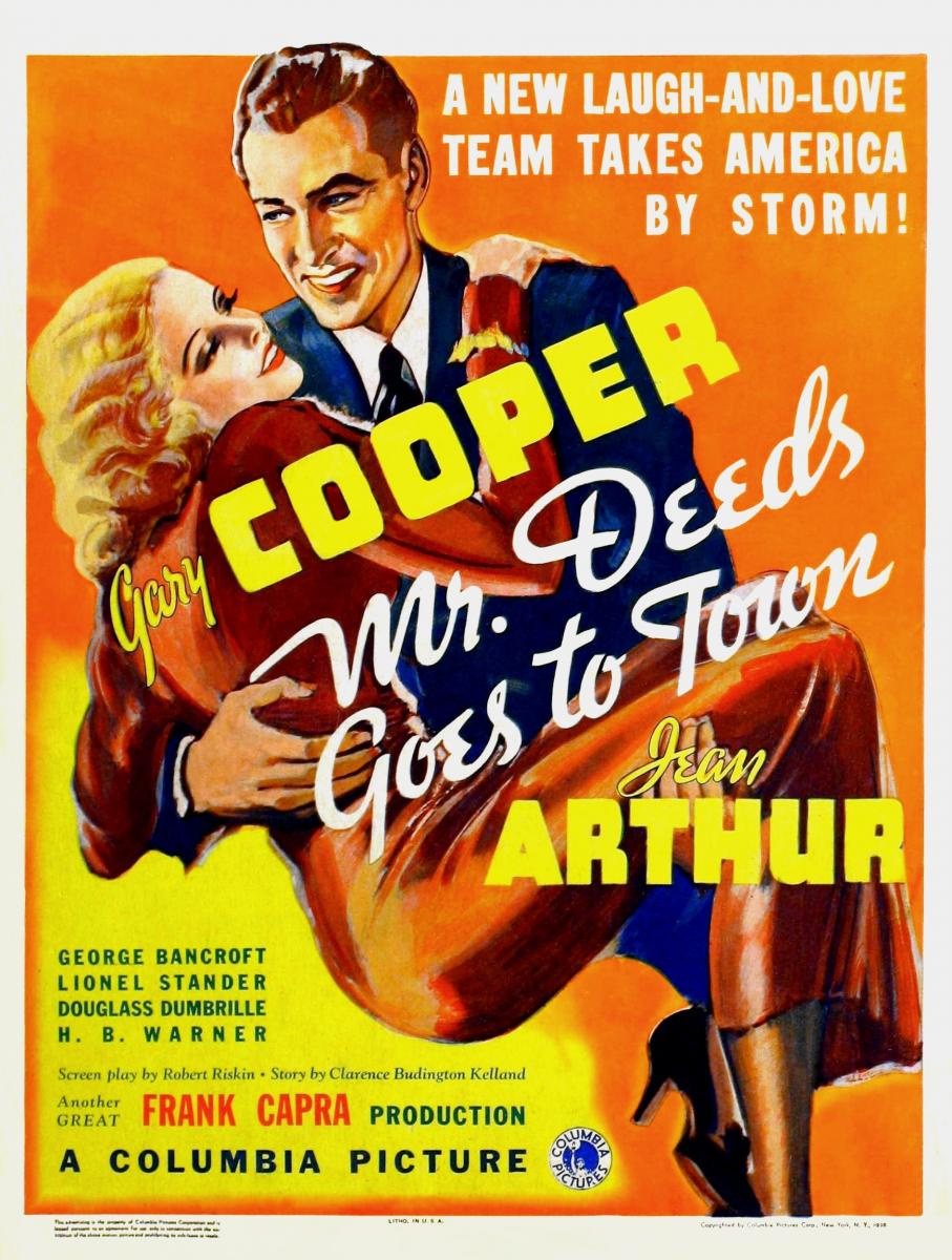 Mr. Deeds Goes to Town (Lux Radio Theater Gary Cooper Jean Arthur) Listen  Free