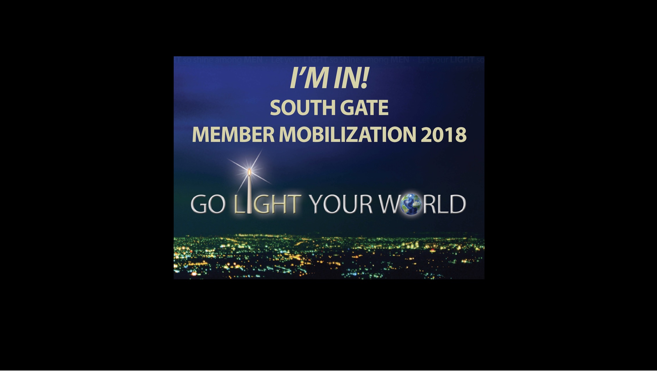 I'm In! Member Mobilization 2018: International Missions | John Black, Moderator | 10-15-17