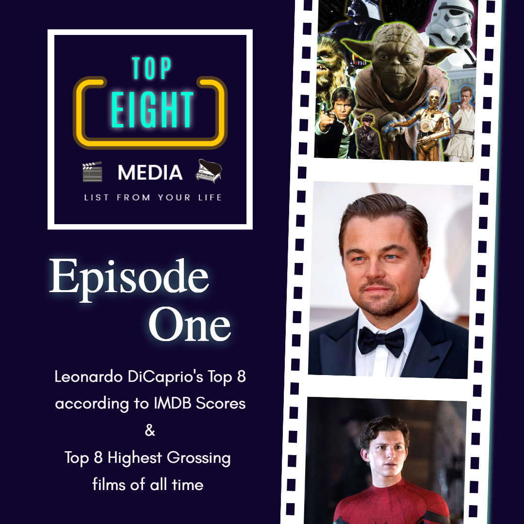 Epi 1 Leonardo DiCaprio’s Top 8 & Highest Grossing Films Top 8 T8M