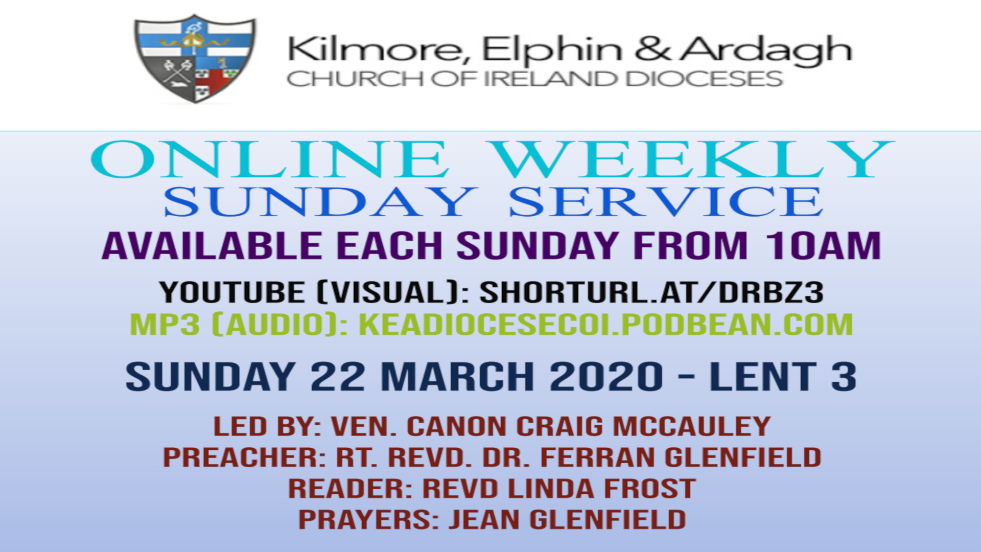 The Diocese of Kilmore, Elphin and Ardagh