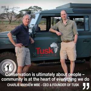 Helen chats to Charlie Mayhew MBE – CEO & Founder of Tusk