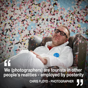 Chris Floyd shares stories about some of the artists, musicans & actors he’s photographed