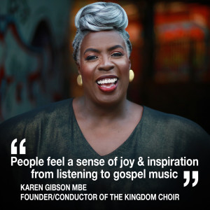 Helen chats to the founder/conductor of the gospel choir who sang at the Royal wedding