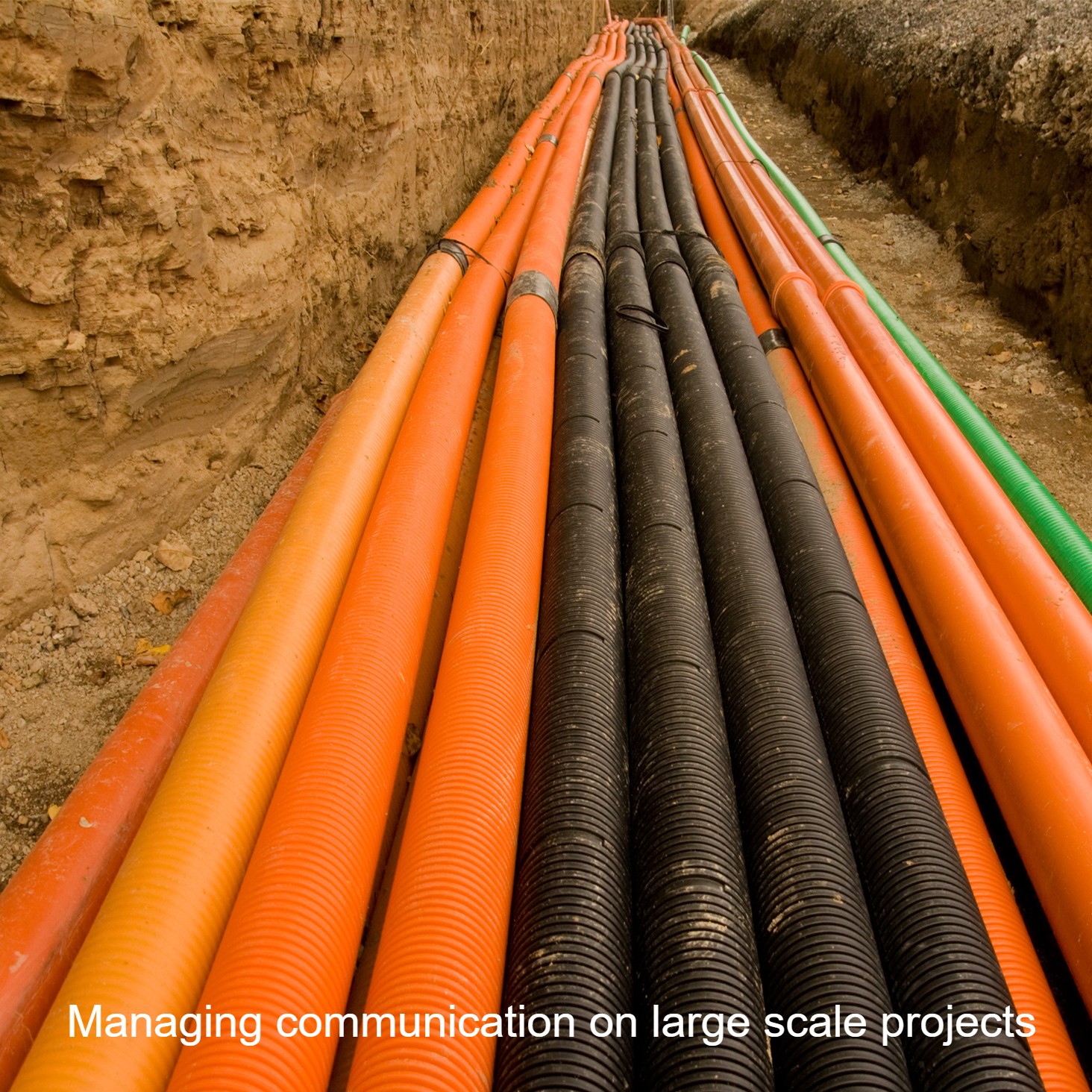 Managing communication on large scale projects