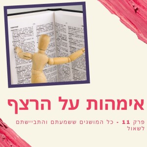 פרק 11 - כל המושגים ששמעתם והתביישתם לשאול