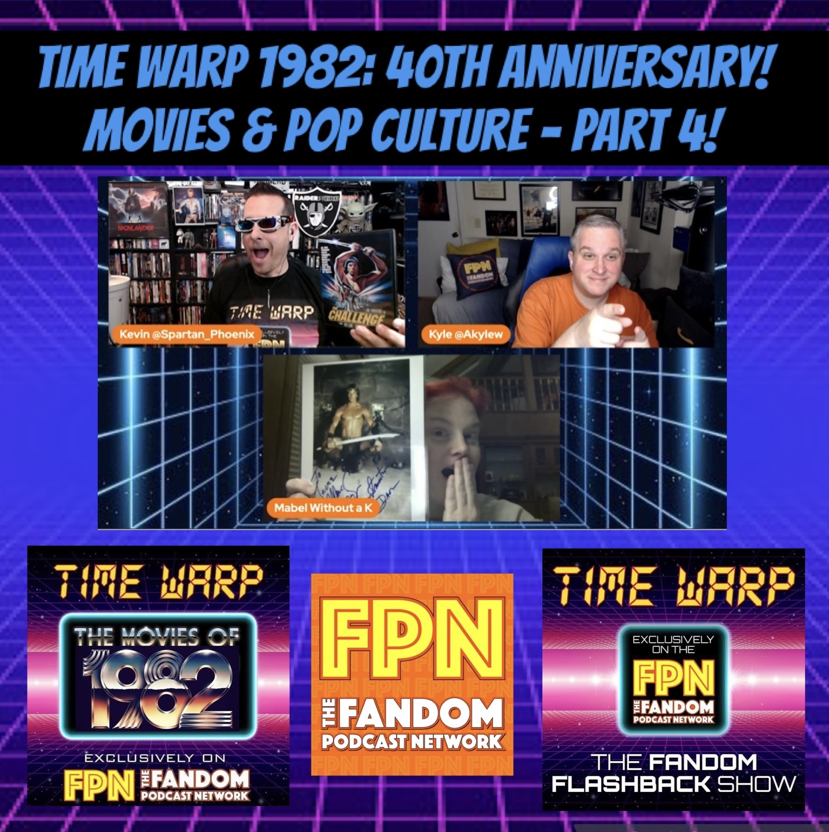 Time Warp 1982: 40th Anniversary - Movies & Pop Culture Part 4: July & August
