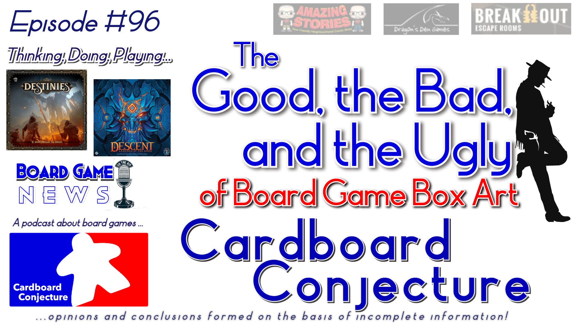 Cardboard Conjecture #96 - Topic : The Good, the Bad and the Ugly of Board Game  Box Art