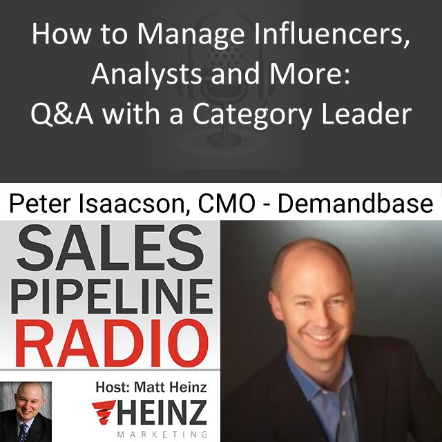 How to Manage Influencers Analysts and More:  Q &amp; A with a Category Leader