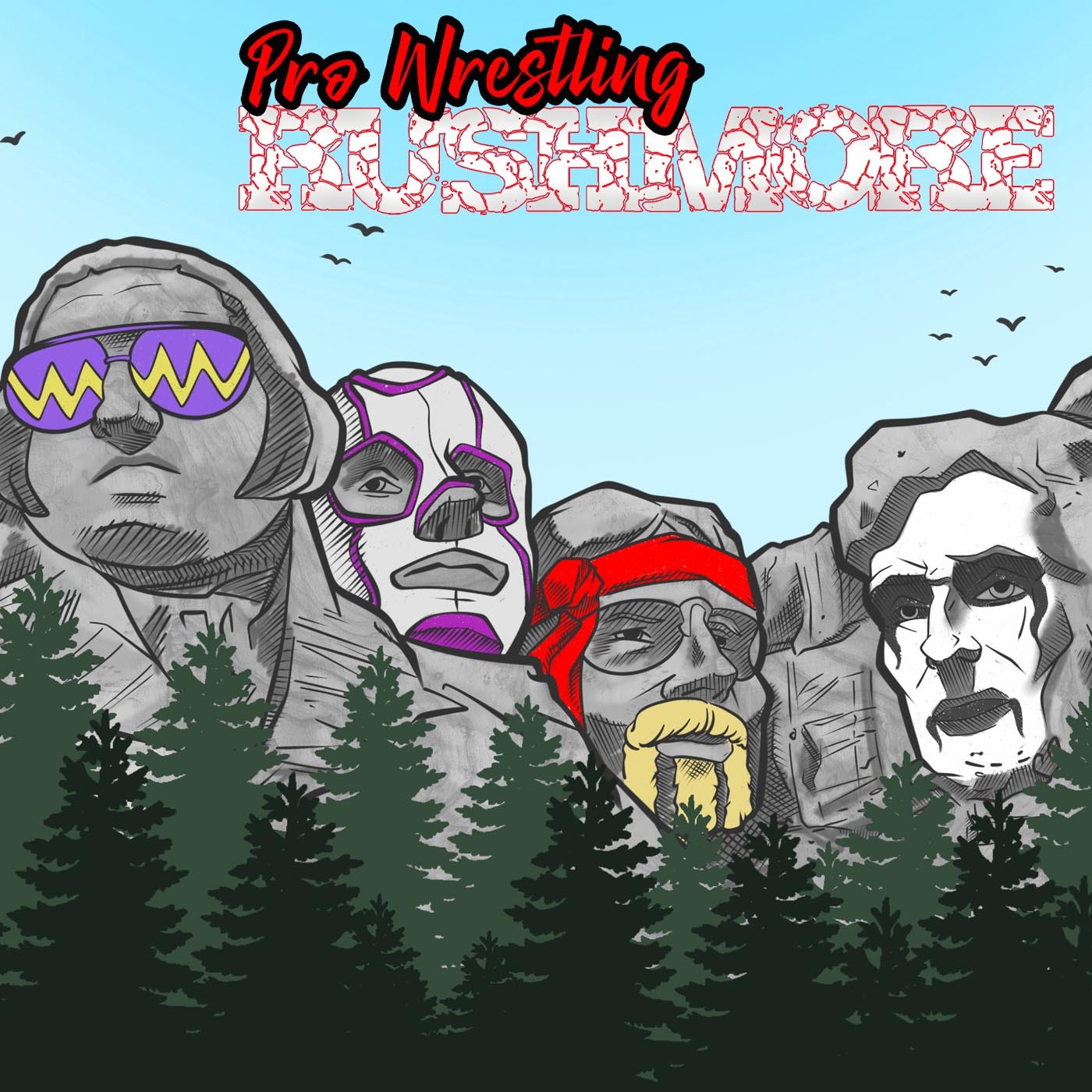 Pro-Wrestling Rushmore